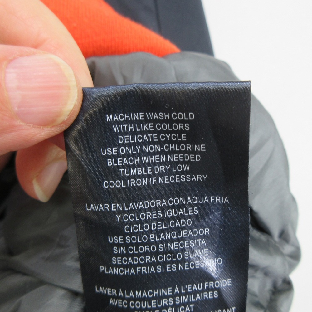 Tommy Hilfiger Men's Jacket L TH Flex Bomber Hooded Full Zip Insulated Navy - Picture 8 of 14